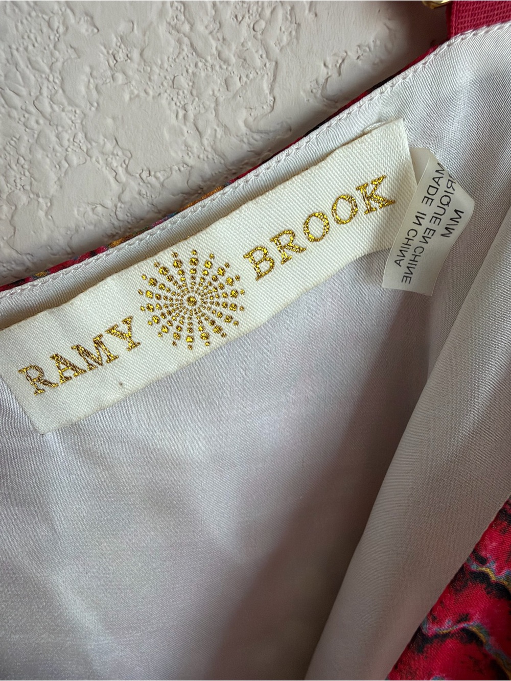 Ramy Brook Bennie Top M Multicolor Snakeskin Print Strappy Layered Chiffon Top - Picture 2 of 15